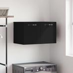 vidaXL Wandkast 60x36,5x35 cm bewerkt hout zwart, Verzenden, Nieuw