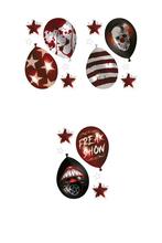 Halloween Raamdecoratie Ballonnen, Verzenden