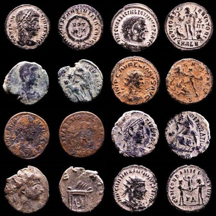 . Romeinse Rijk Lot comprising eight (8) coins: III-IV, Postzegels en Munten, Munten | Europa | Niet-Euromunten