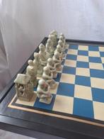 Schaaktafel - porselein en hout, Huis en Inrichting, Nieuw