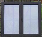 aluminium raam, chassis , venster 150 x 135 zwart ral 9005, 75 tot 150 cm, Raamkozijn, Ophalen of Verzenden, Inclusief glas