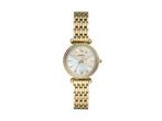 Fossil Carlie Mini ES4735 - Dameshorloge 28mm - Goudkleurig, Bijoux, Sacs & Beauté, Montres | Femmes, Verzenden