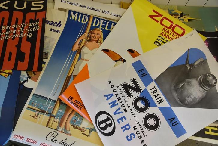 Online veiling van vintage posters, kunst en verzamelitems, Verzamelen, Posters, Nieuw