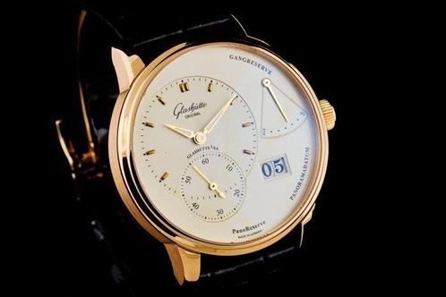Glashütte Original - PanoReserve 18K Pink Gold Chronometer -, Handtassen en Accessoires, Horloges | Heren