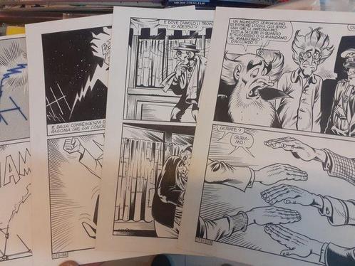 Piffarerio, Paolo - 4 Original page - Alan Ford #173 -, Livres, BD