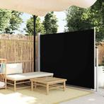 vidaXL Wind-/zonnescherm uittrekbaar 160x300 cm zwart, Verzenden, Nieuw