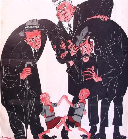 Spotprent over het Algemeen Uniform Verbod (lijst optie), Antiek en Kunst, Kunst | Litho's en Zeefdrukken, Verzenden