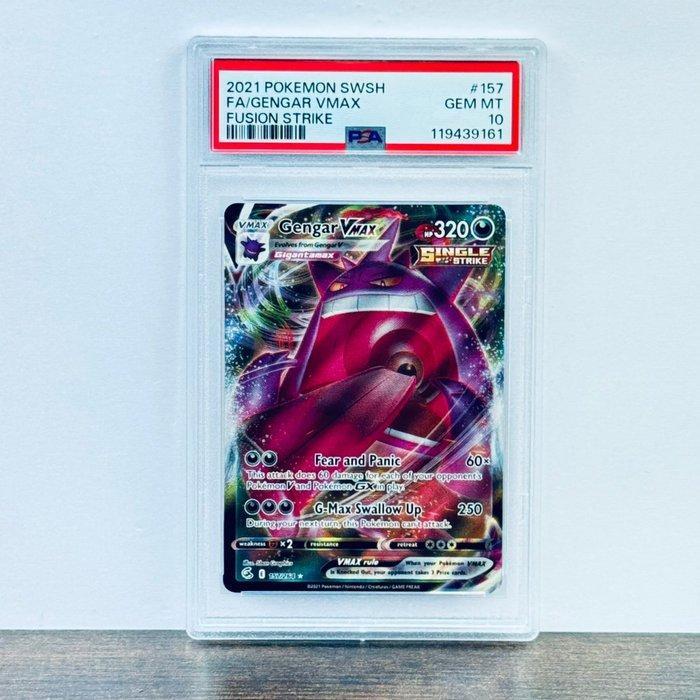 Pokémon Graded card - Gengar Vmax 157 - Pokémon - PSA 10, Hobby en Vrije tijd, Verzamelkaartspellen | Pokémon