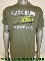 T-shirt groen black hawk (T-shirts, Kleding), Vêtements | Hommes, T-shirts, Verzenden