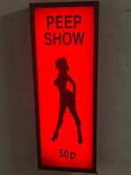 Peep Show sexy Amsterdam - Reclamebord met, Antiek en Kunst