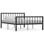 vidaXL Bedframe metaal zwart 140x200 cm, Huis en Inrichting, Verzenden, Nieuw