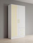 Meubella | Kledingkast | Wit | 103x202x40 Garderobekast