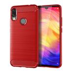 Xiaomi Redmi Note 6 Pro Hoesje - Carbon Fiber Textuur, Télécoms, Verzenden