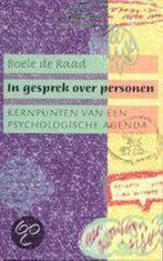 In gesprek over personen 9789057121432, Boeken, Psychologie, B. de Raad, B. de Raad, Gelezen, Verzenden
