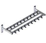 Wandgarderobe met 19 nylon haken, Huis en Inrichting, Nieuw, Overige materialen