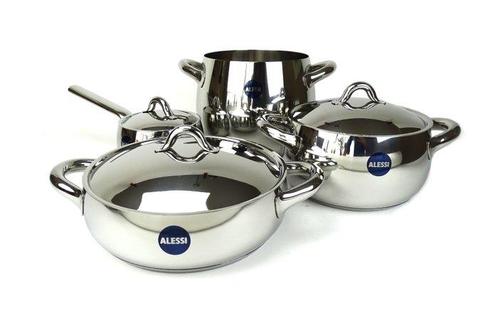 Alessi - Stefano Giovannoni - Kookpottenset (7) -  Mami, Antiquités & Art, Antiquités | Ustensiles de cuisine