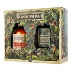 Don Papa 0,7L geschenkpakket met kaarten, Nieuw