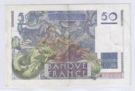 France Fay 20/16 50 Francs Le Verrier 24/08/1950 Superbe..., Timbres & Monnaies, Billets de banque | Europe | Billets non-euro