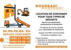 PROMO Location container déchets Verhuur Afvalcontainer, Services & Professionnels