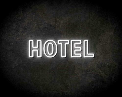 HOTEL neon sign - LED neon reclame bord neon letters verl..., Articles professionnels, Horeca | Autre, Envoi