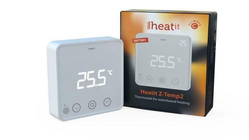 Heatit Wandthermostaat Z-Wave Plus Z-Temp2 - Wit, Bricolage & Construction, Chauffage & Radiateurs, Enlèvement ou Envoi
