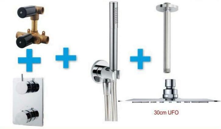 Sanifun Inbouw thermostaat set Trygg 300, Doe-het-zelf en Bouw, Sanitair, Kraan