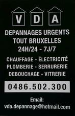 PLOMBIER CHAUFFAGISTE DEBOUCHEUR TOUT BRUXELLES 0486 502 300, Installation, Service 24h/24