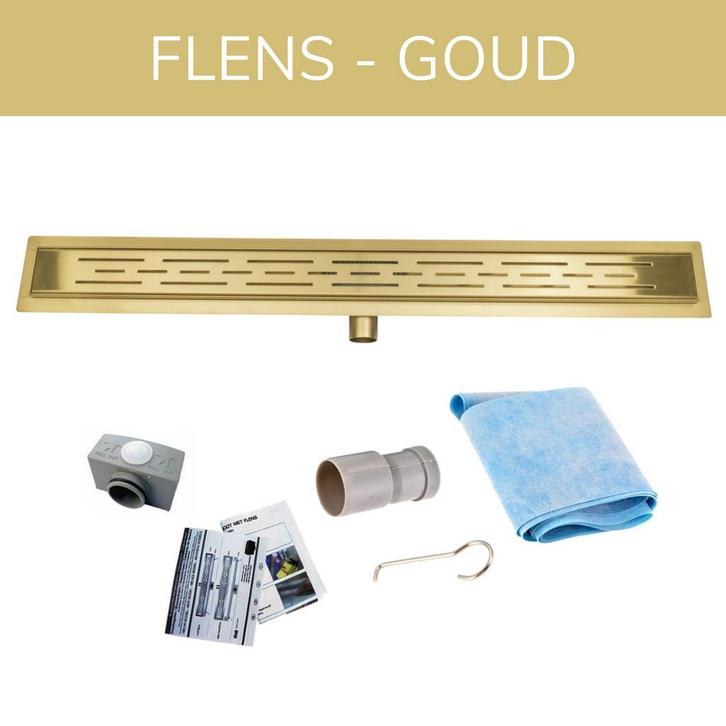 Douchegoot BWS Colorato Compleet Goud (Alle Maten), Doe-het-zelf en Bouw, Sanitair, Douche, Nieuw, Ophalen of Verzenden