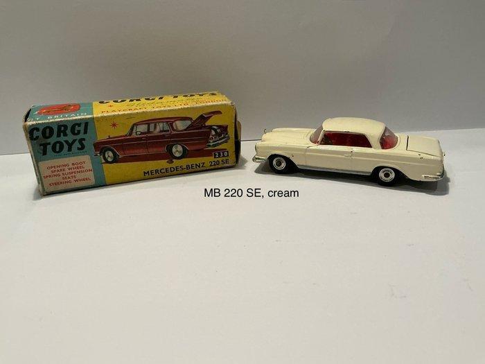 Corgi 1:48 - Model coupé (2) - Mercedes-Benz 220SE Coupe -, Hobby en Vrije tijd, Modelauto's | 1:5 tot 1:12