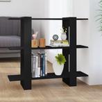 vidaXL Boekenkast/kamerscherm 100x30x87 cm zwart, Huis en Inrichting, Kasten | Boekenkasten, Verzenden, Nieuw