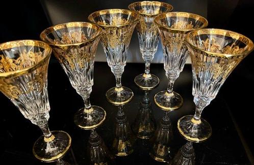 Antica cristalleria italiana - Verre à vin (6) - Service de, Antiek en Kunst, Antiek | Meubels | Tafels