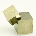 Meesterwerk PERFECT! Twin Cube Natural PYRITE Group
