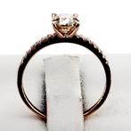 Zonder minimumprijs - Verlovingsring - 14 karaat Roségoud -