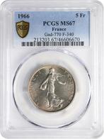 Frankrijk. 5 Francs 1966 - PCGS MS67, Postzegels en Munten