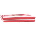 vidaXL Vervangdoek Voor Markies Rood en Wit 10x1,6 m, Verzenden, Nieuw