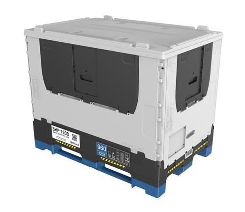 Magnum Optimum 1208 palletbox 1200 x 800 x 958 mm met, Zakelijke goederen, Machines en Bouw | Heftrucks en Intern transport, Ophalen of Verzenden