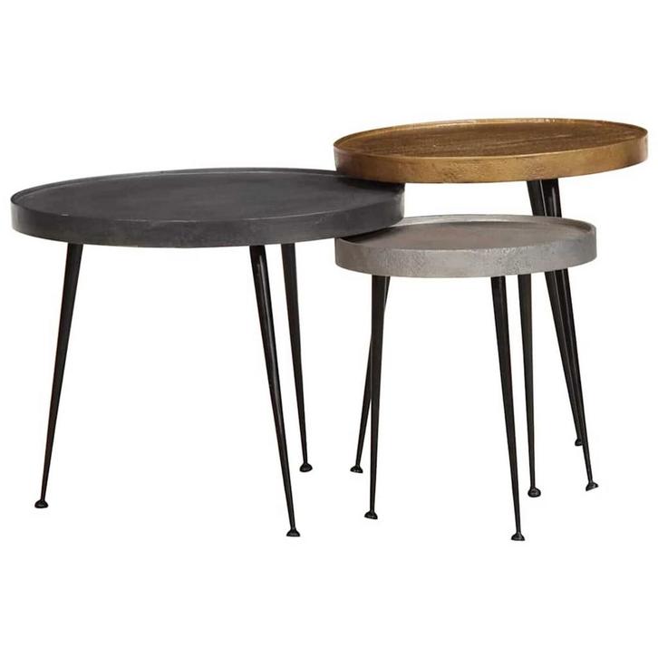 3x Salontafel | Tweede Kansje | Nu extra voordelig!, Huis en Inrichting, Tafels | Salontafels, Nieuw, Metaal, Verzenden