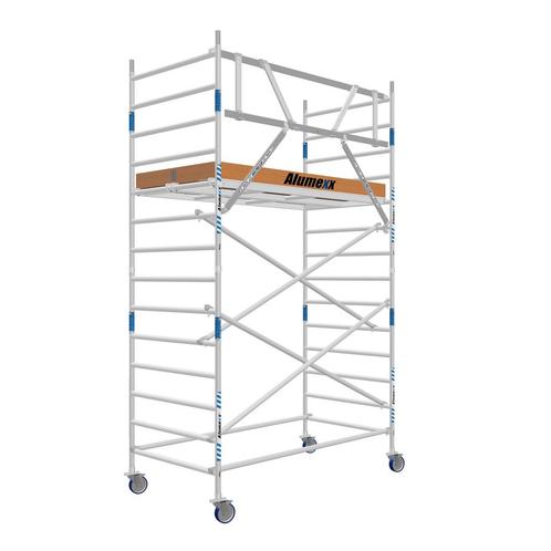 Basic rolsteiger 135 x 5,2m WH AGS-voorloopleuning, Bricolage & Construction, Échafaudages, Envoi