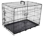 Bench voor honden - zwart medium - hondenbench kopen - draad