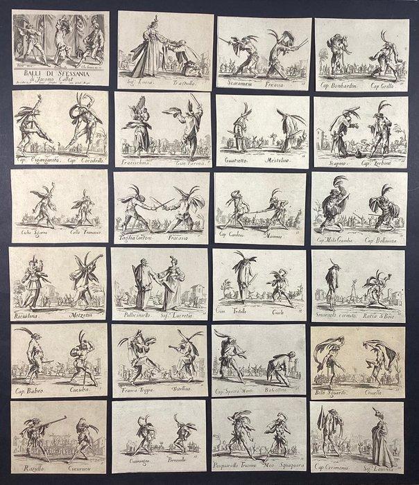 Jacques Callot (1592-1635), da - Balli di Sfessania, Antiquités & Art, Antiquités | Autres Antiquités