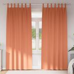 vidaXL Gordijnen met gordijnen 2 pcs Terracotta 260 x 140 cm, Huis en Inrichting, Verzenden, Nieuw