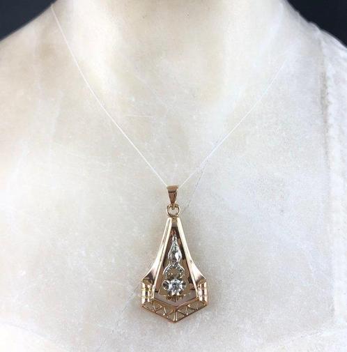Sans Prix de Réserve - Pendentif - 18 carats Or blanc, Or, Handtassen en Accessoires, Antieke sieraden