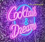 Cocktails & Dreams NEON sign bord led lichtbord verlichting, Verzenden