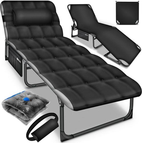 tillvex® Campingbed, inklapbaar, met draagtas en nekkussen,, Huis en Inrichting, Woonaccessoires | Overige, Verzenden