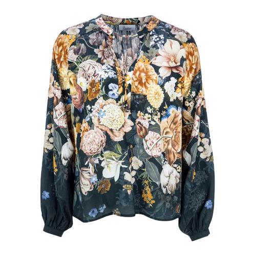 Princess goes Hollywood • zijden blouse bloem • 36, Kleding | Dames, Blouses en Tunieken, Verzenden