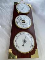Maritieme objecten - Vintage weerstation met barometer,, Antiek en Kunst