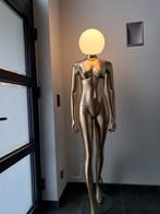 Mannequin - Kunstzinnige gouden mannequin/lamp - Hars,