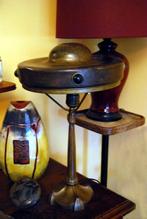 Lampe de table buffet - Bronze patiné - Bronze & cabochons