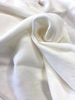 470 x 220 cm - Tissu lin blanc - Lin - XXIe siècle