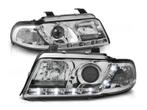 LED DRL koplampen Daylight Chrome geschikt voor Audi A4, Verzenden